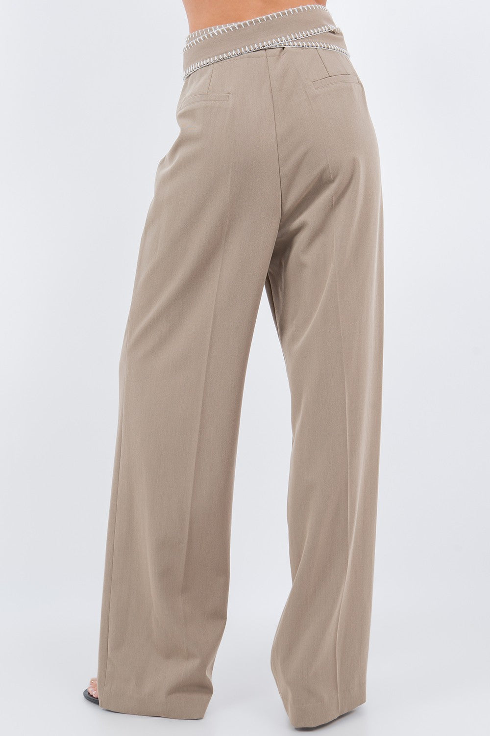STITCH DETAIL PANTS