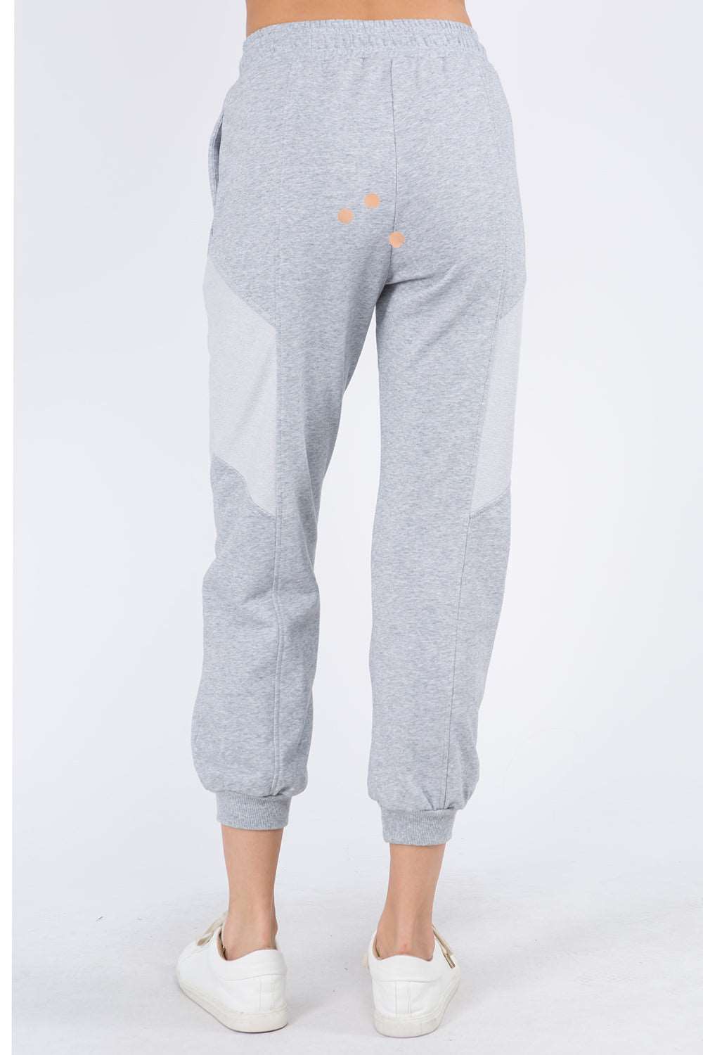 Contrast Insert Detailed Joggers - Whiteroom+Cactus