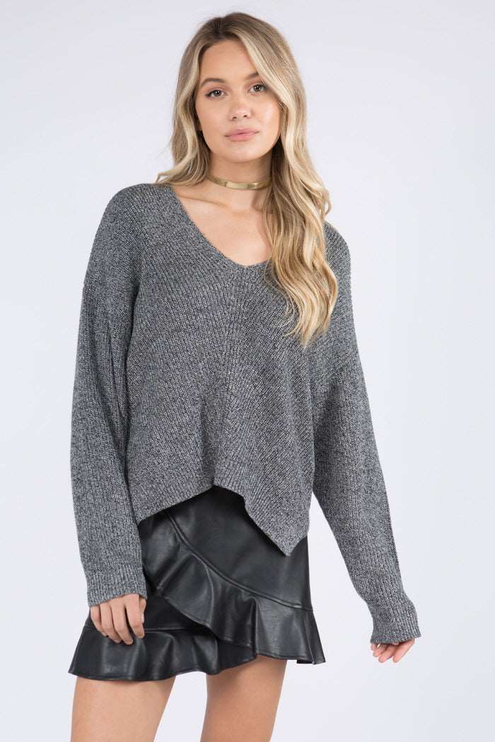 Easy & Casual V-Neck Pullover Sweater