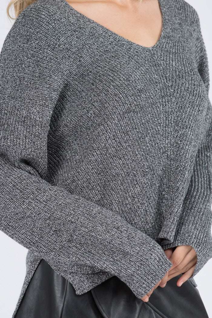 Easy & Casual V-Neck Pullover Sweater