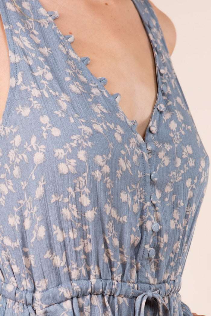 Drawstring Detailed Pocket Romper
