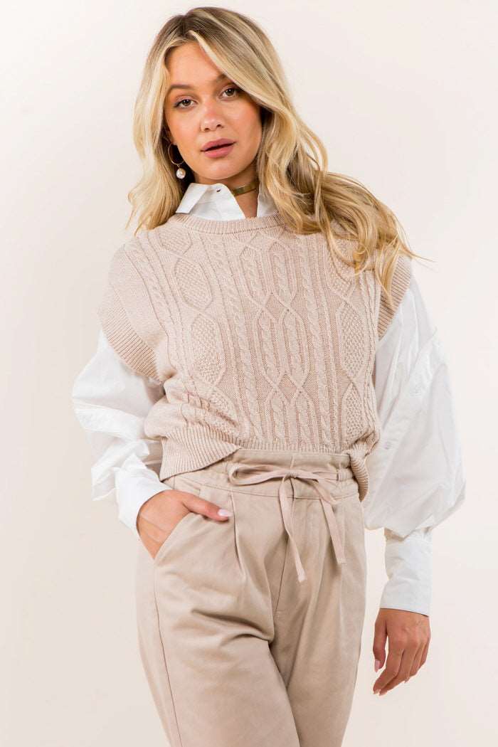 Easy Pullover Sweater Vest