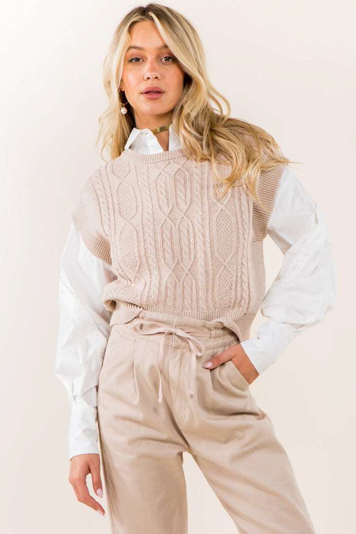 Easy Pullover Sweater Vest
