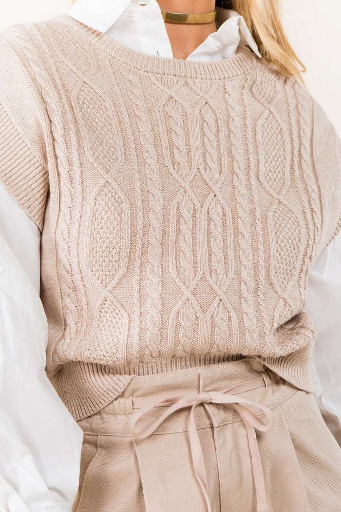 Easy Pullover Sweater Vest