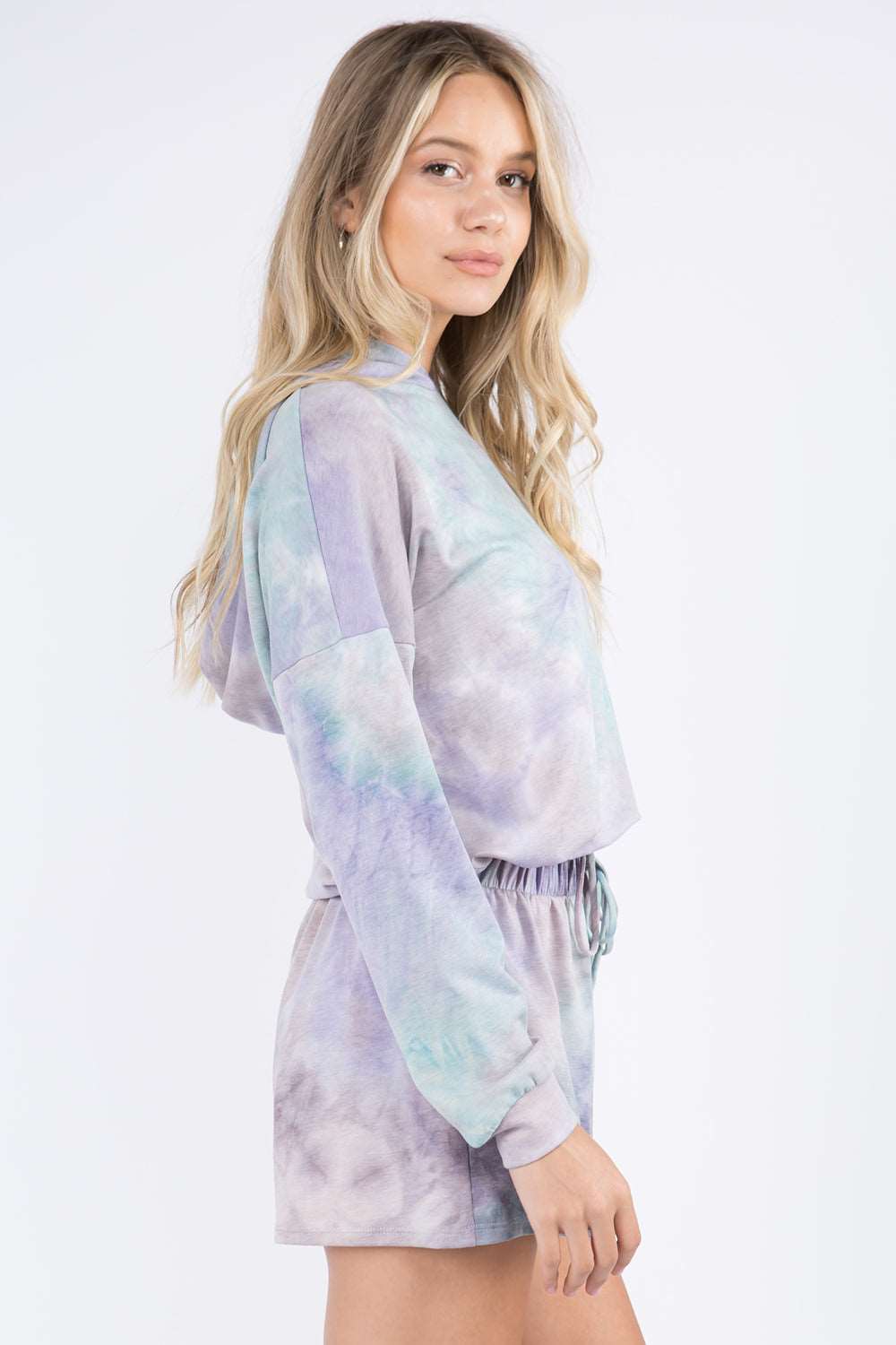 Drawstring Tie Dye Hoodie Pullover - Whiteroom+Cactus