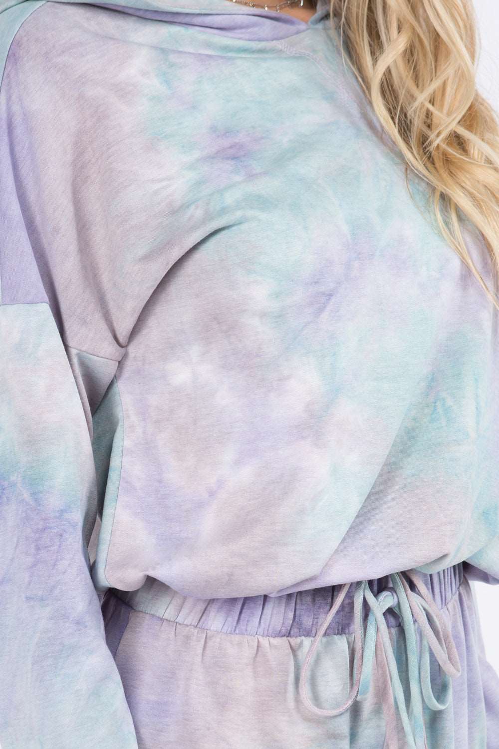 Drawstring Tie Dye Hoodie Pullover - Whiteroom+Cactus