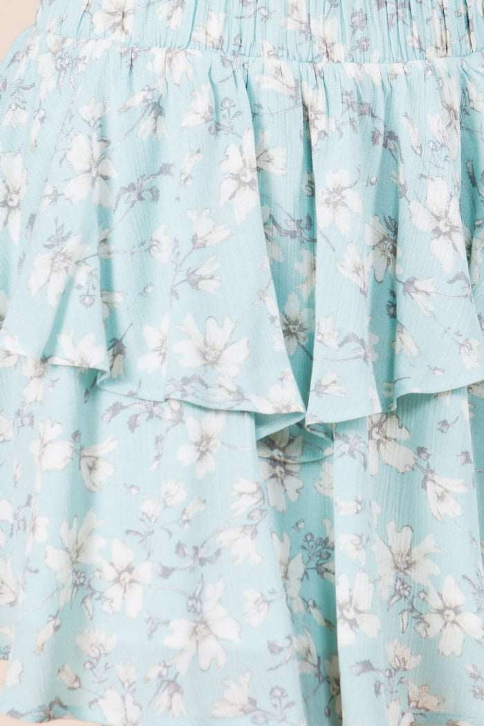 Double Layer Elastic Waist Skirt