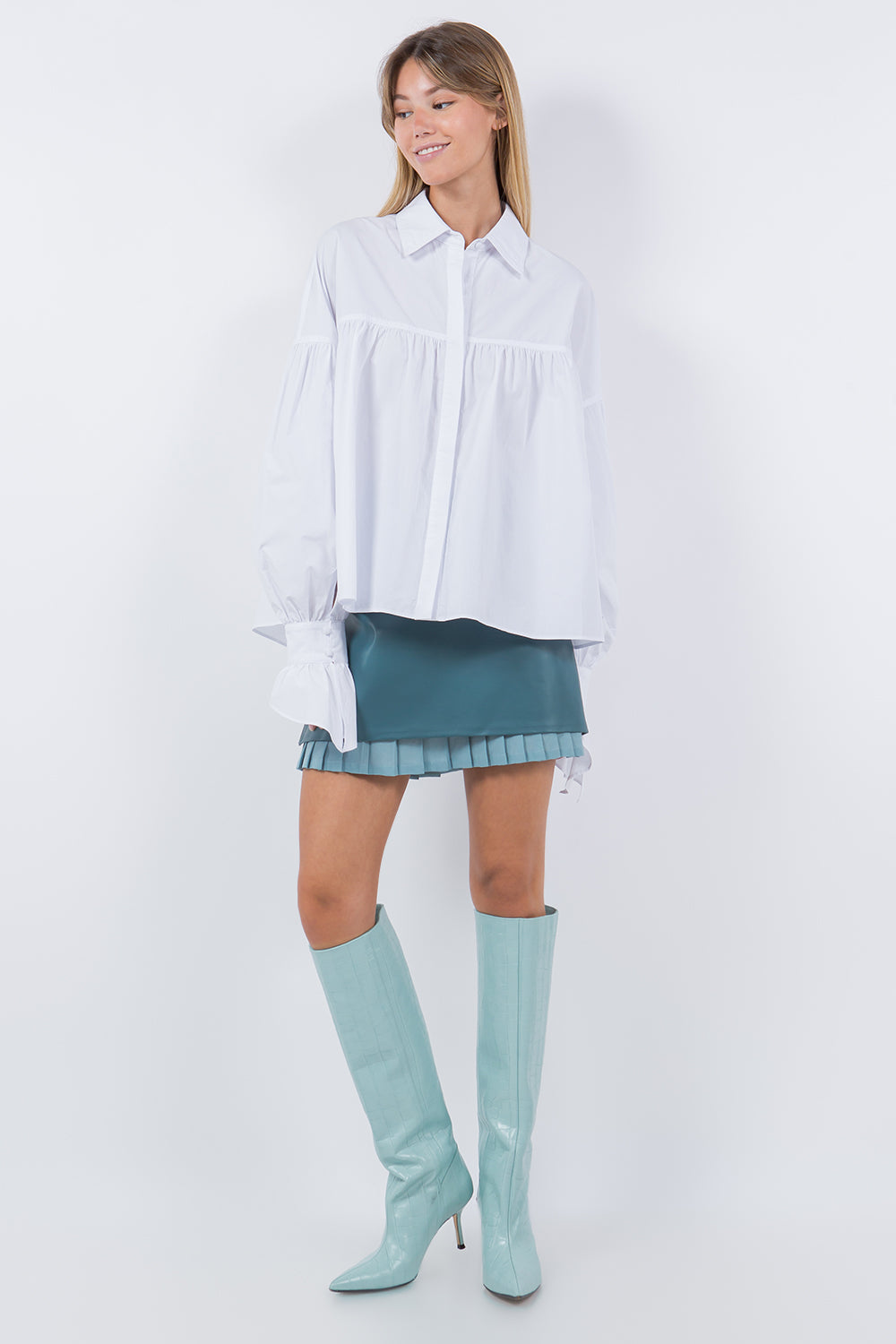 RUFFLED BLOUSE