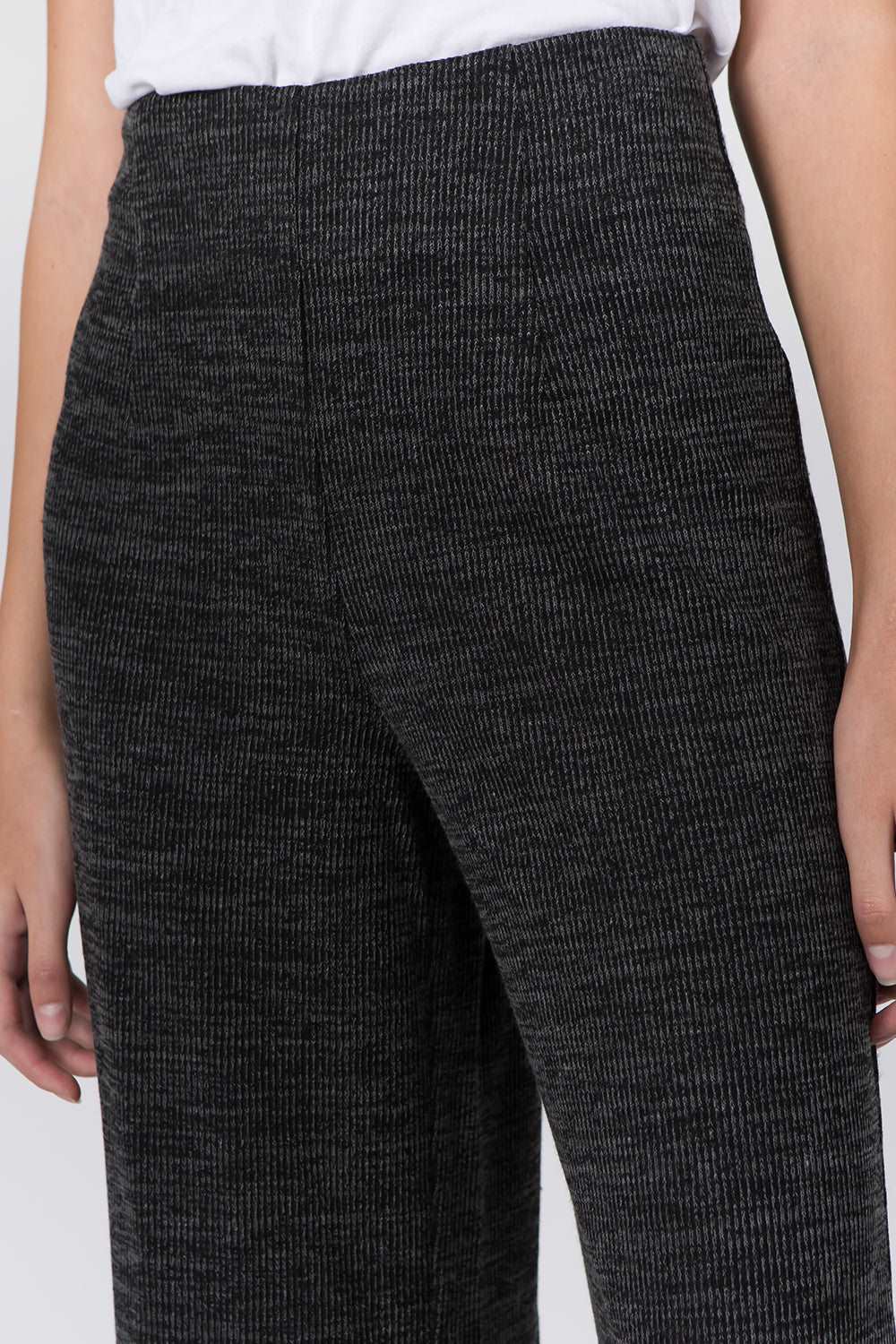 Back Zipper Knit Flair Pants - Whiteroom+Cactus