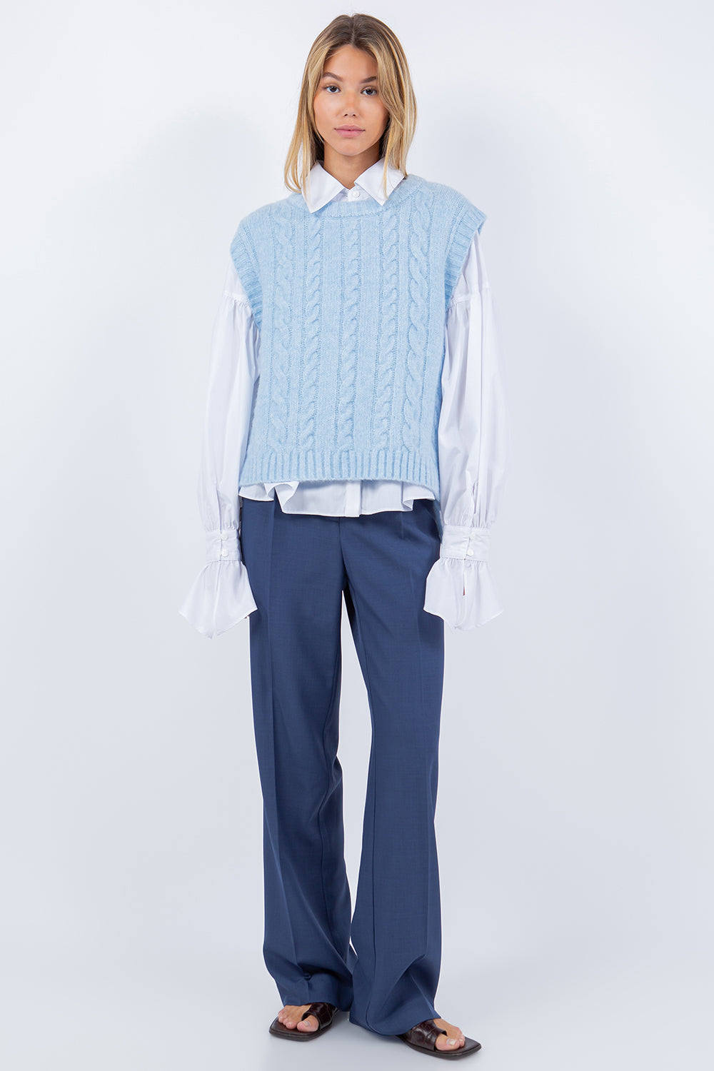 TIE DETAIL VEST