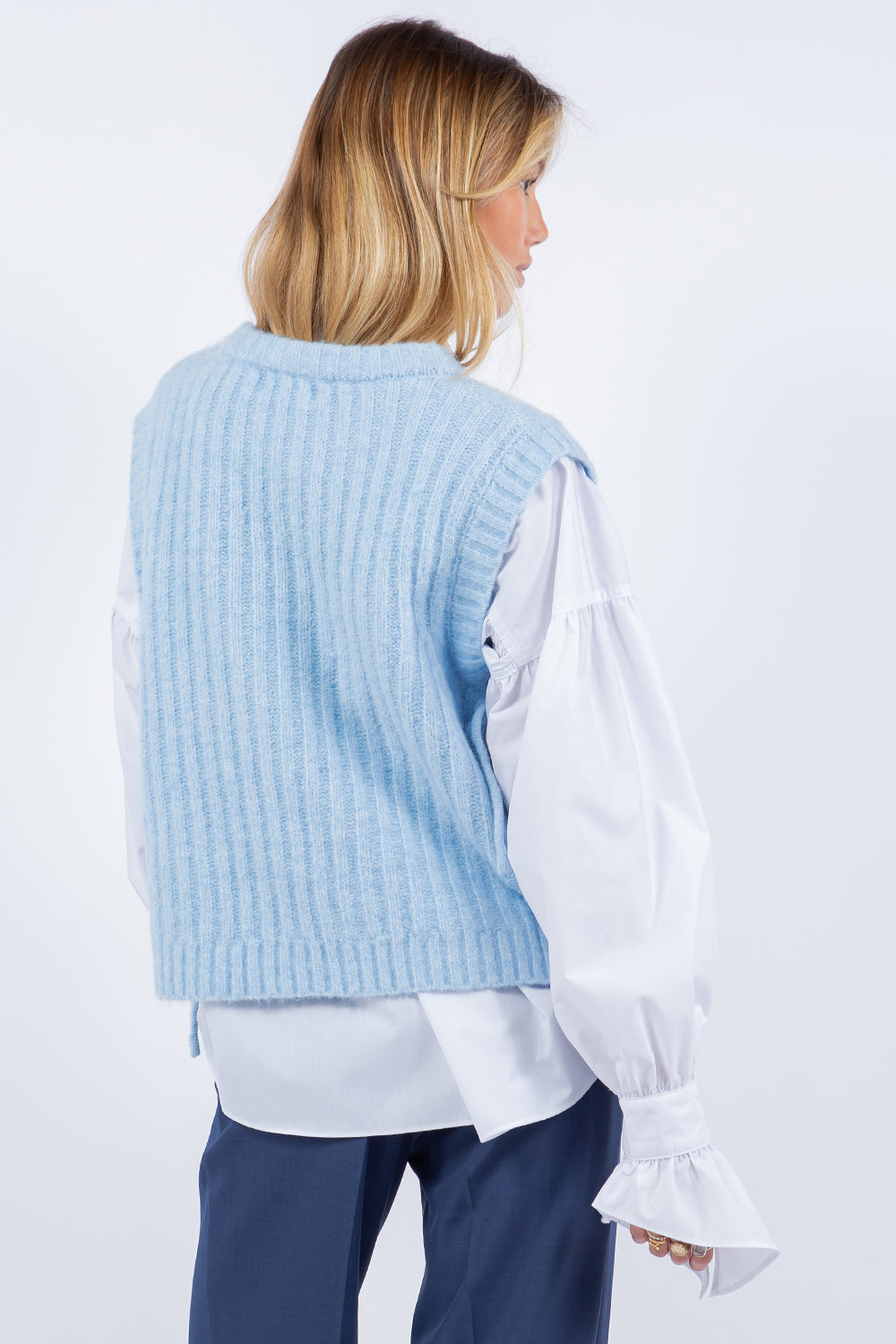 TIE DETAIL VEST
