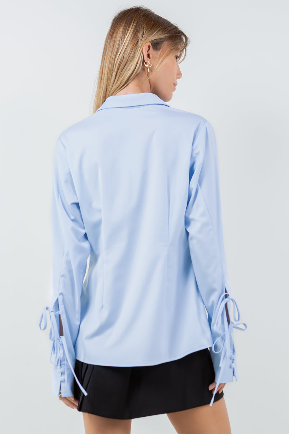BOW TIE DETAILS SHIRT
