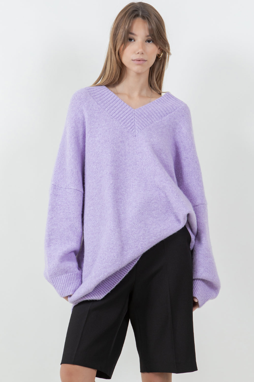 Oversized Jumper Boohoo Purple Jumper Crew Neck Asos Purple Cloud