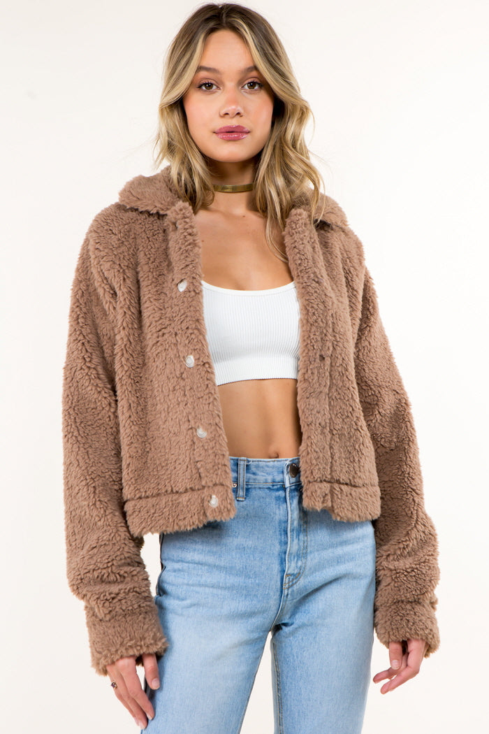 Super Soft Teddy Sherpa Jacket