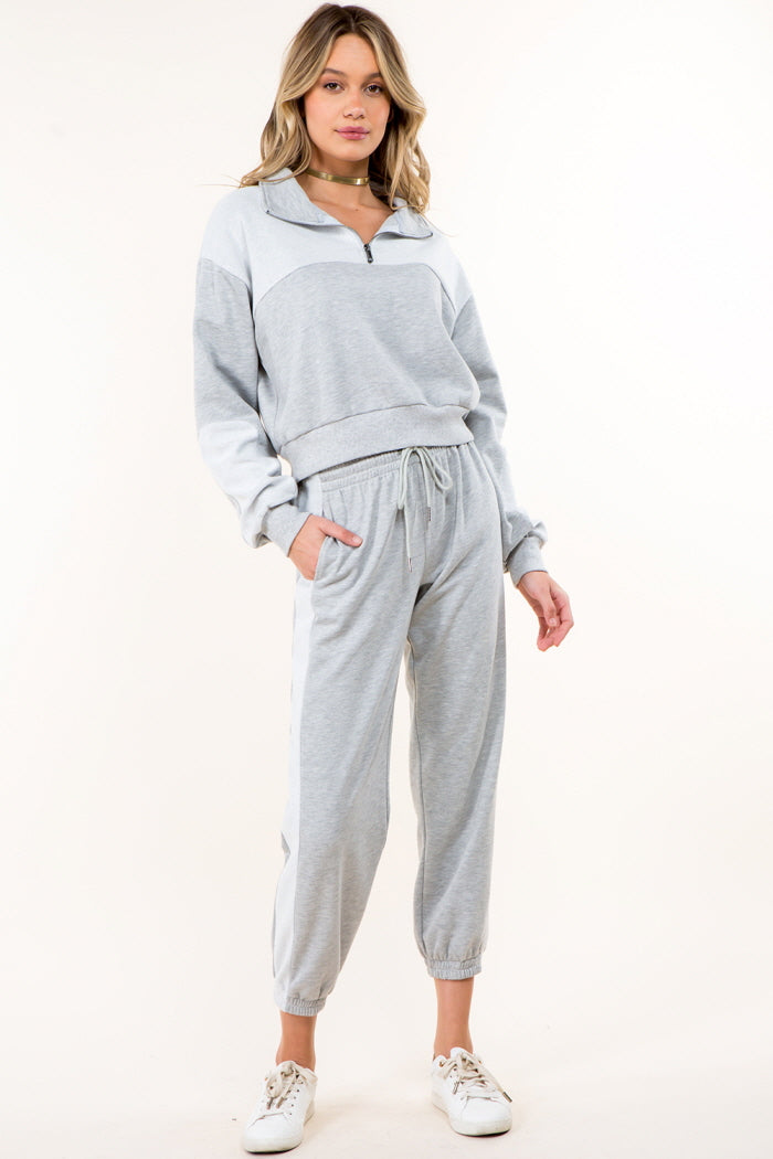 Cotton Soft Zip Up Sweatshirt
