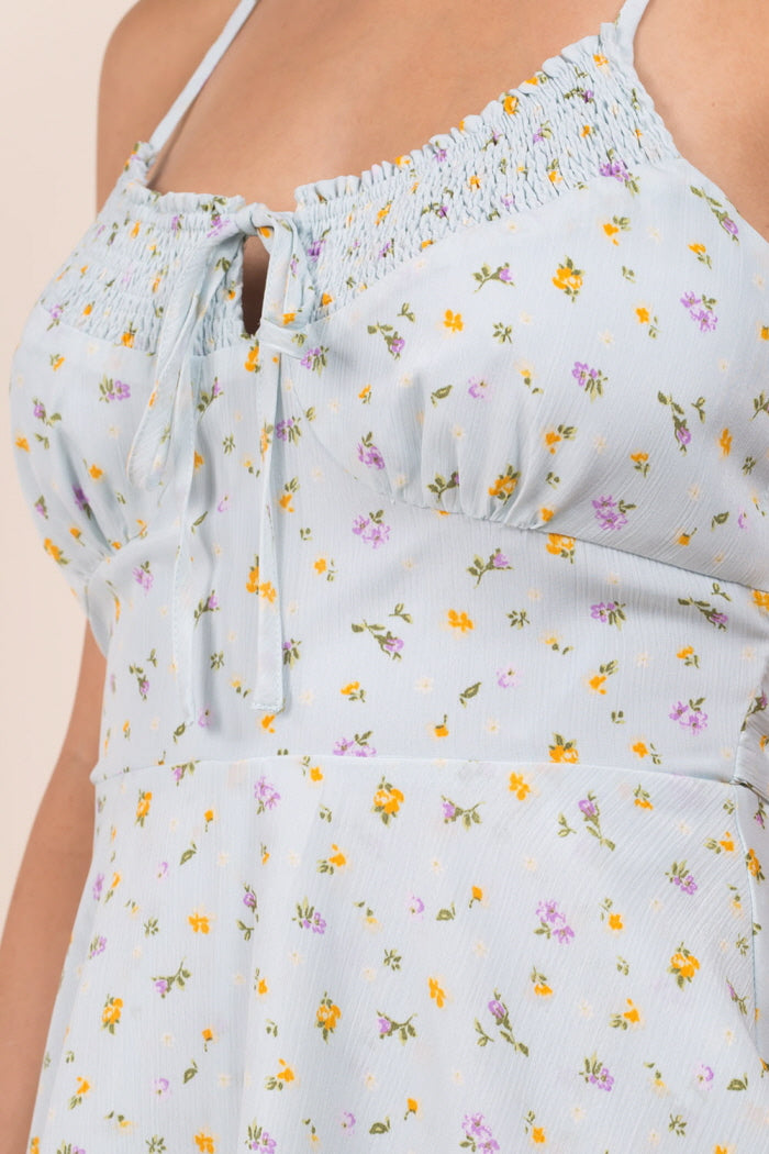 Layered Smocked Top Romper