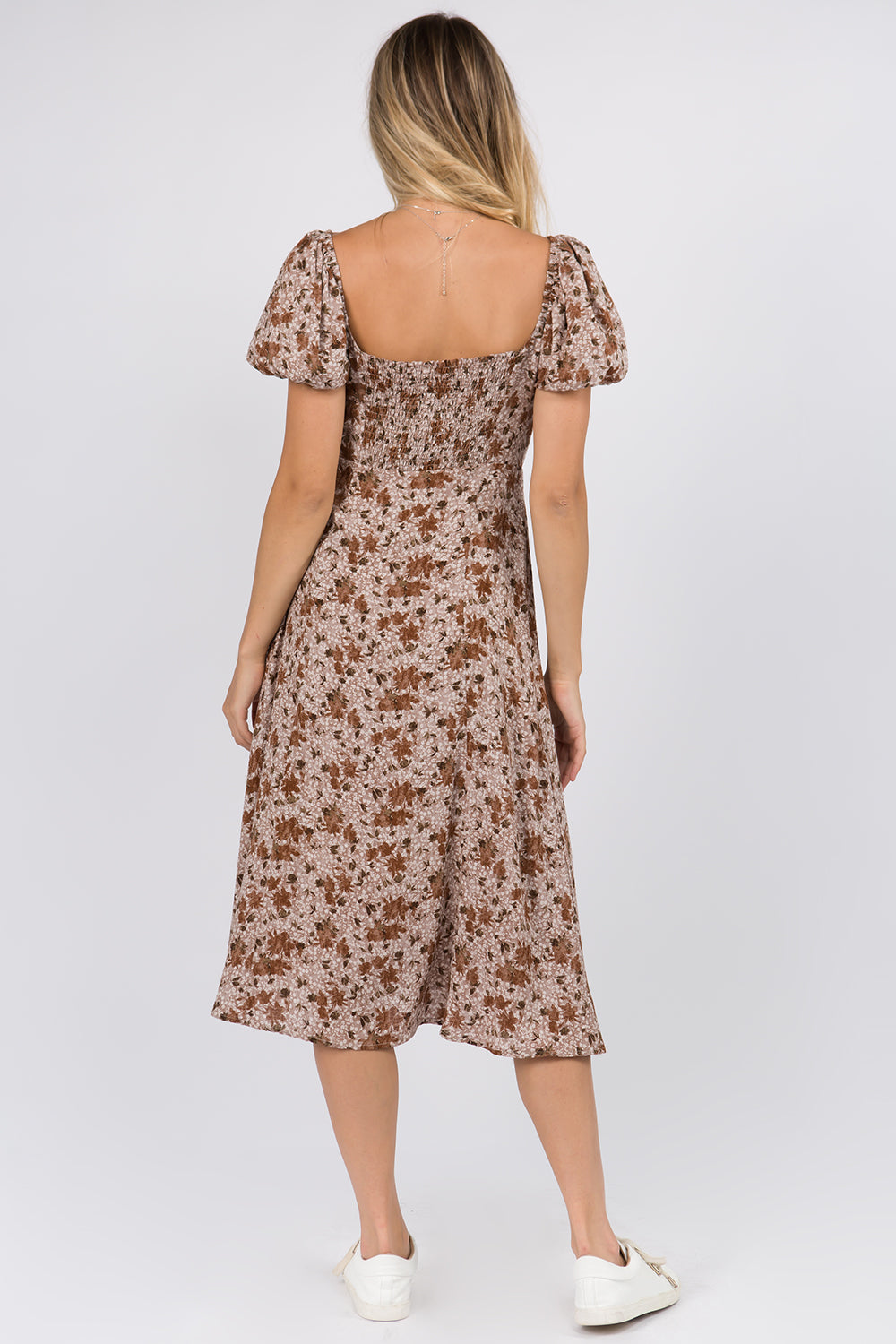 Megan Floral Slit Detail Dress - Whiteroom+Cactus