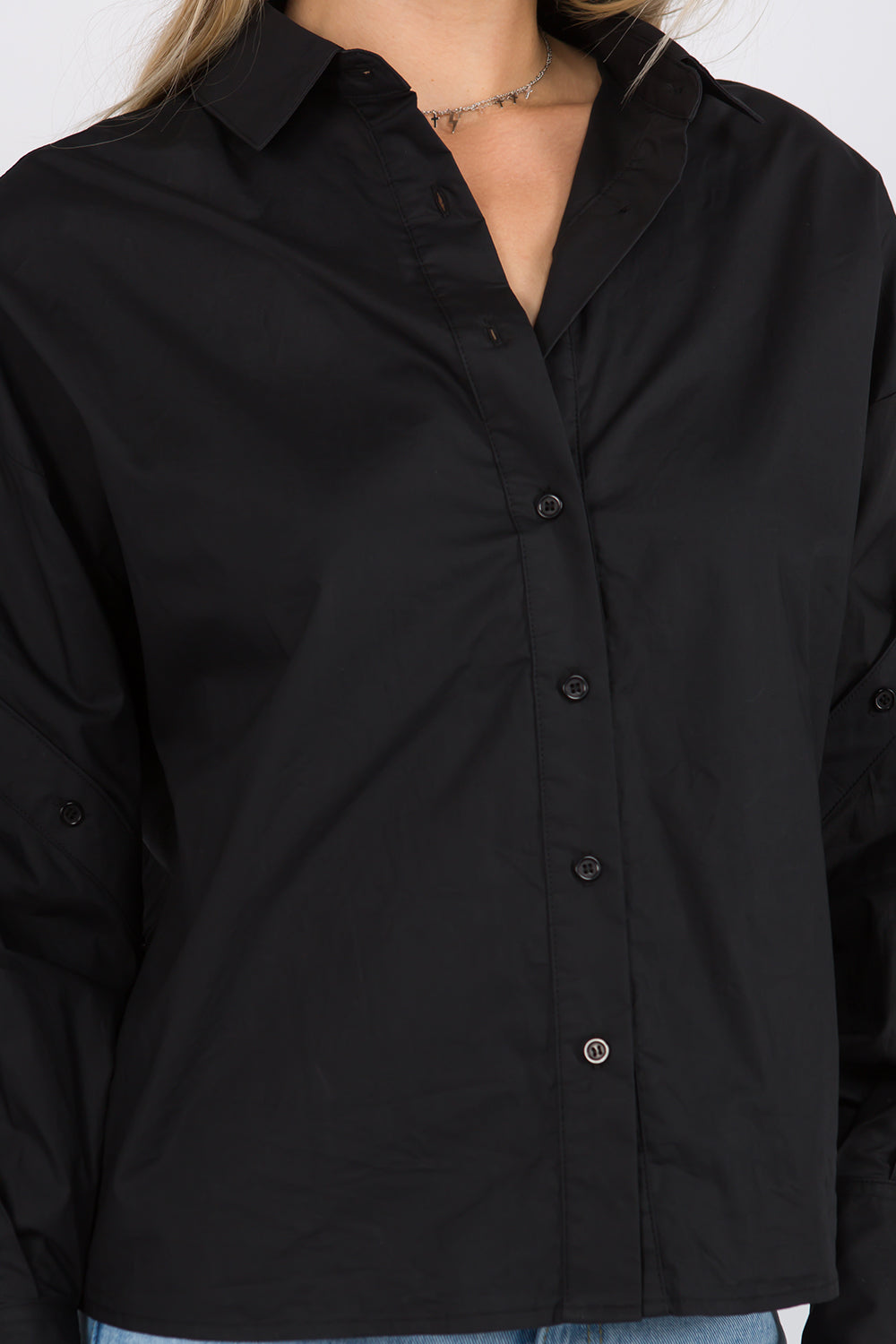 Button Detailed Sleeves Shirt - Whiteroom+Cactus