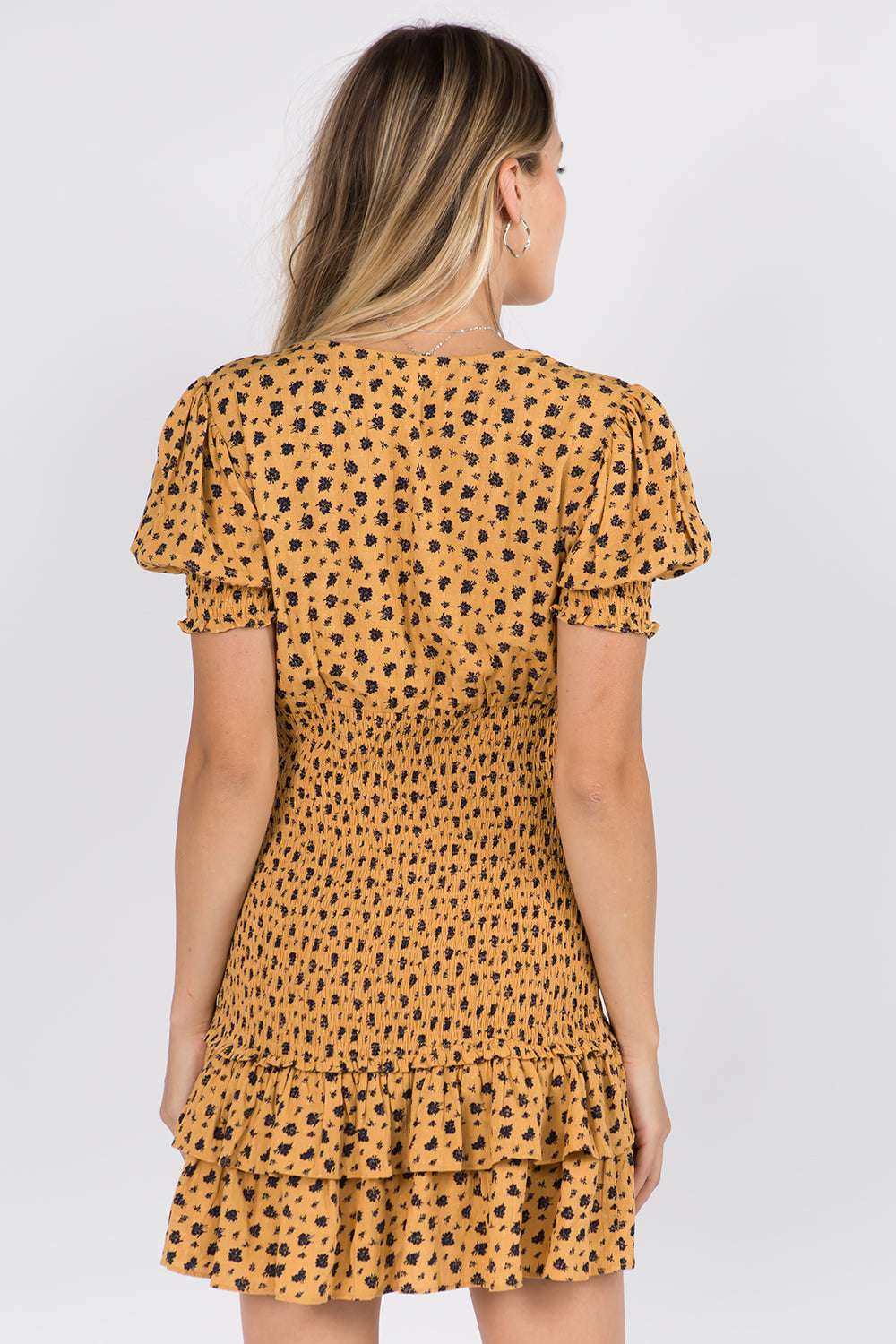 Smocking Body Ruffle Dress - Whiteroom+Cactus