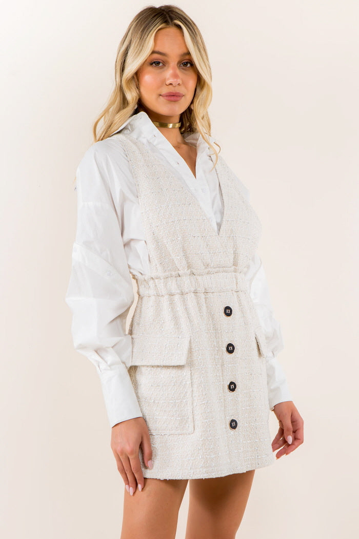 Tweed Pullover Dress