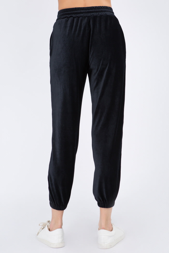 Soft Velour Joggers