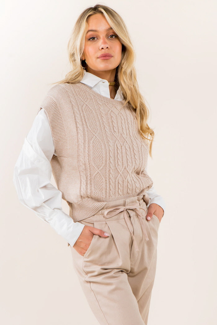 Easy Pullover Sweater Vest