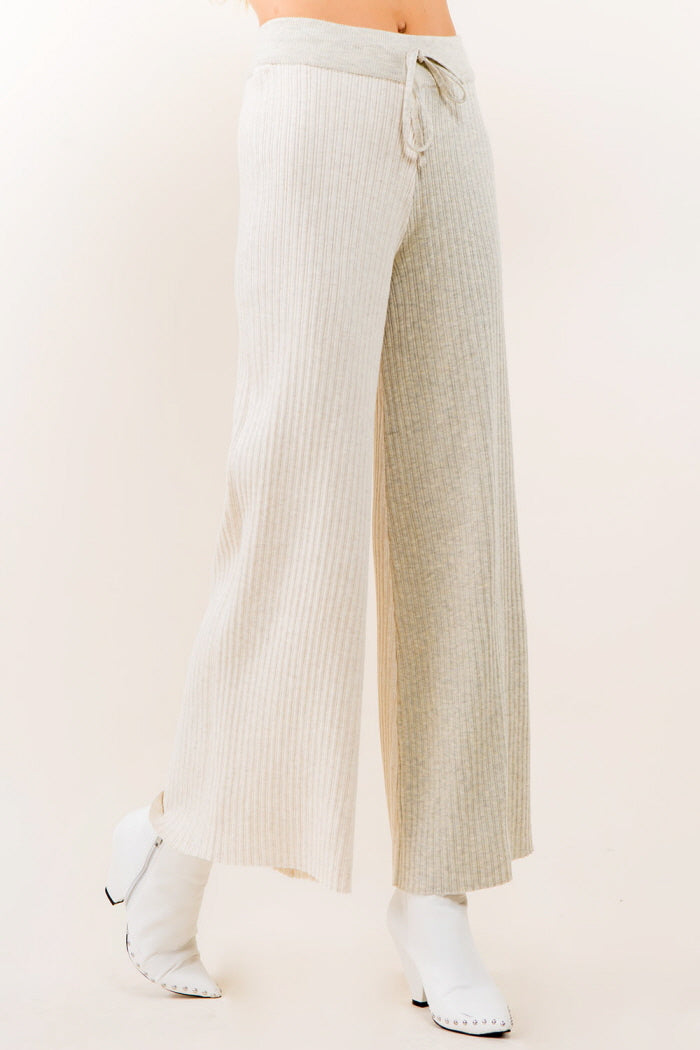 Color Block Sweater Pants