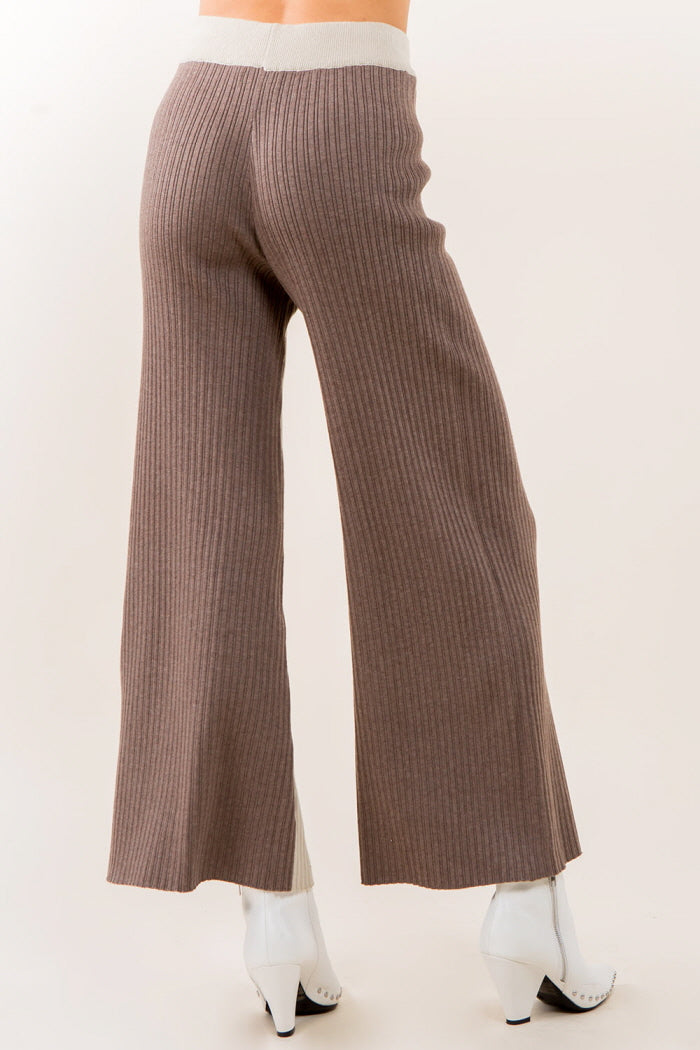 Color Block Sweater Pants