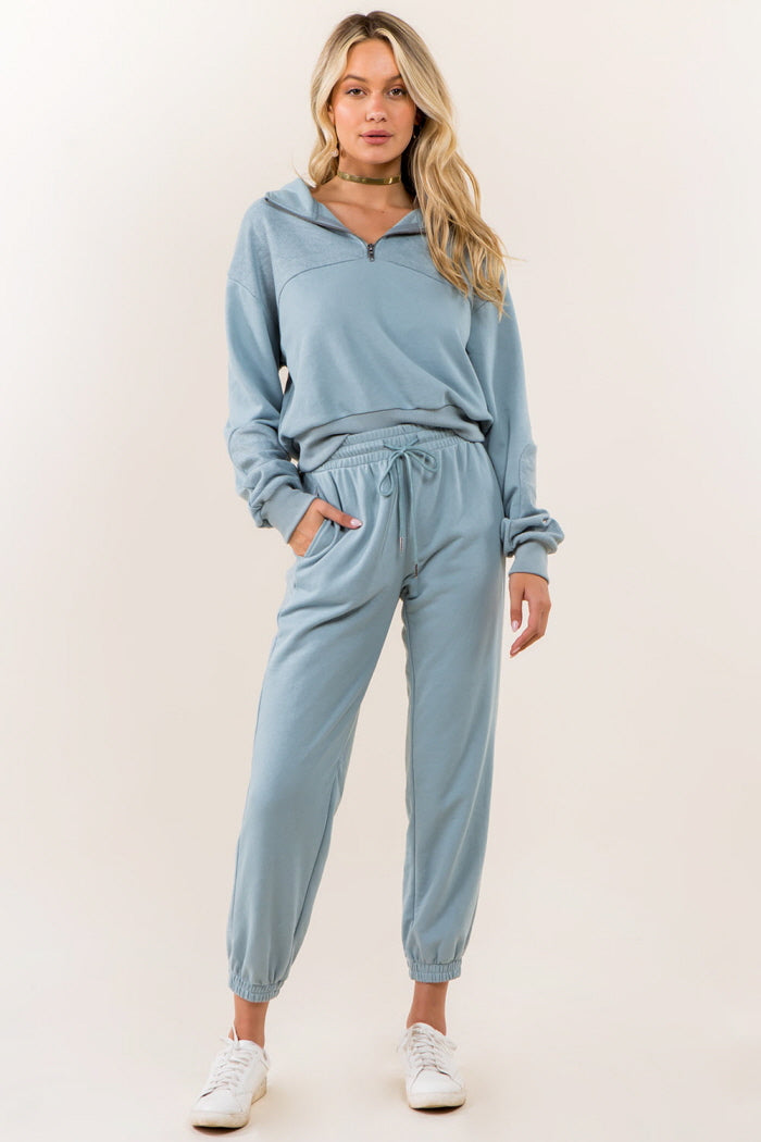 Cotton Soft Zip Up Sweatshirt
