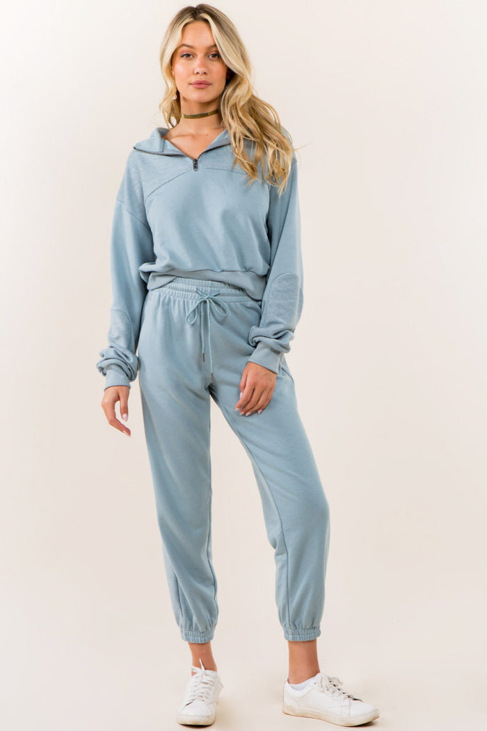 Cotton Soft Zip Up Sweatshirt