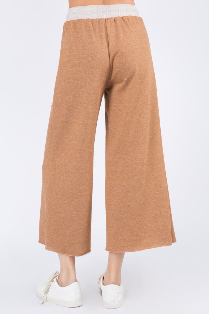 Contrast Pocket Detailed Elastic Pants - Whiteroom+Cactus