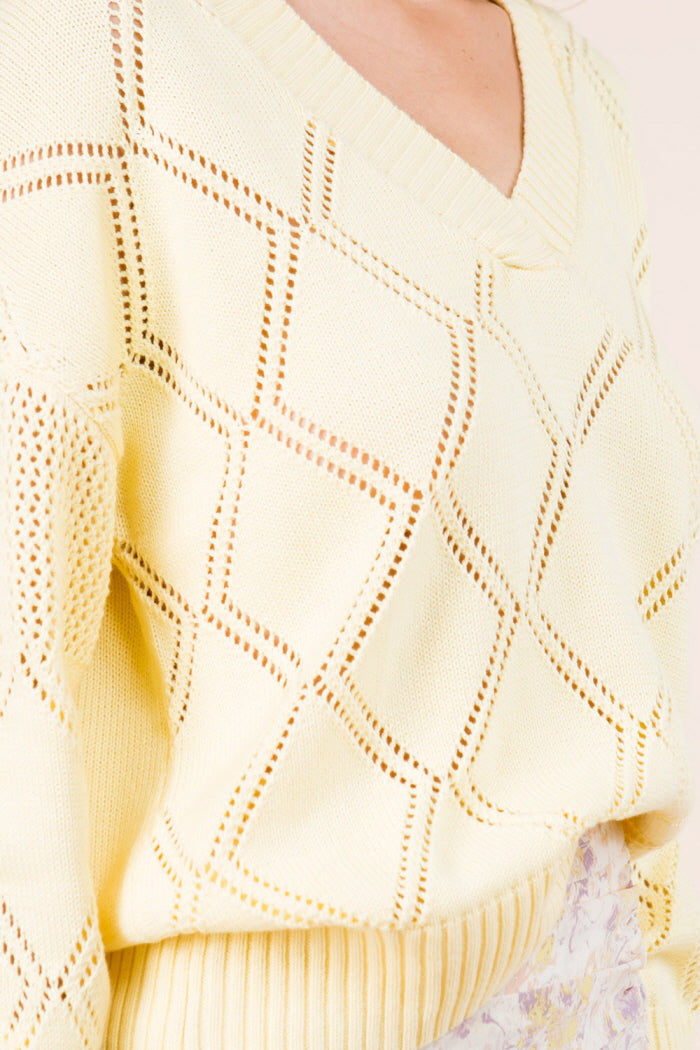 Spring Bloom Detailed Sweater
