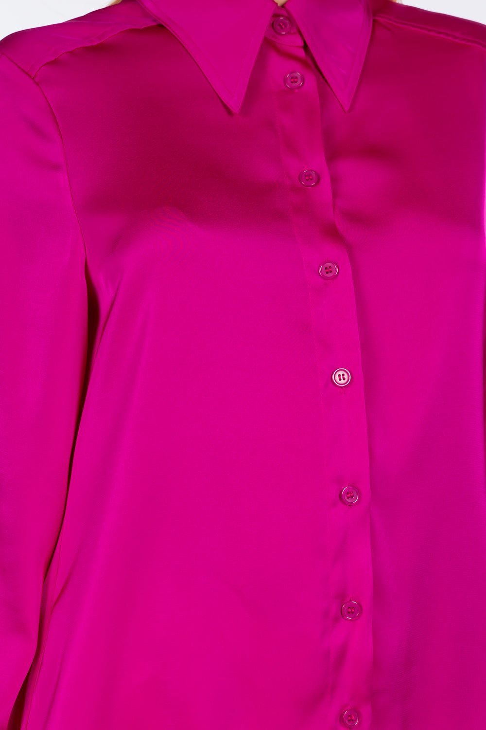 Satin Button Down Shirt