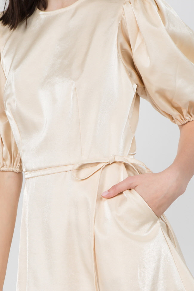 Puff Sleeve Pocket Dress - Whiteroom+Cactus