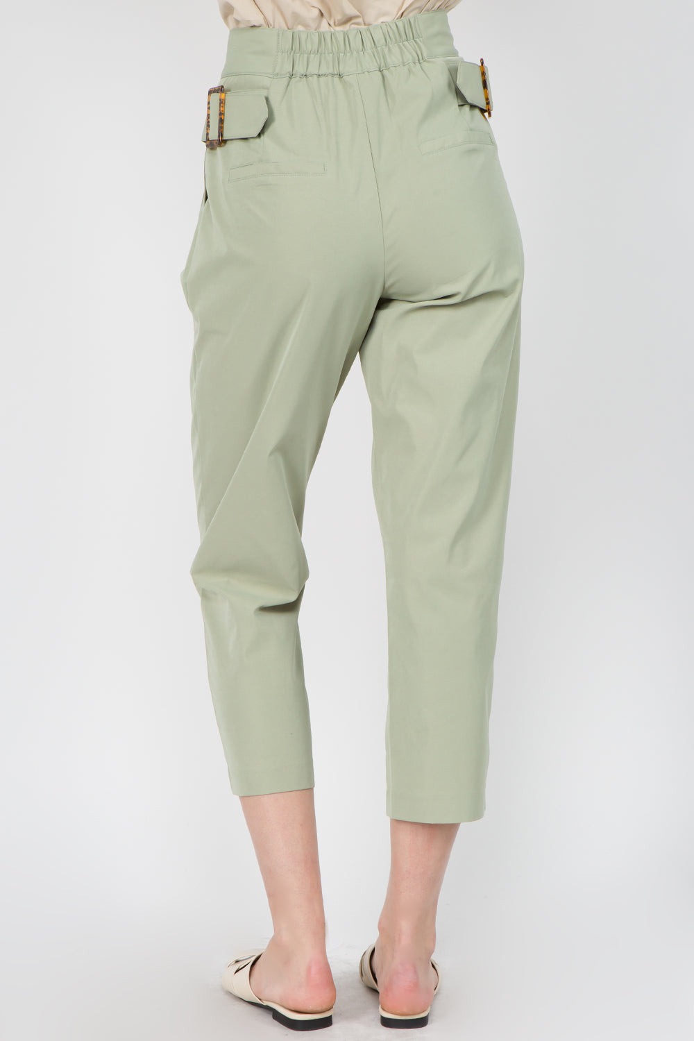 Pleat Detailed Cropped Pants - Whiteroom+Cactus