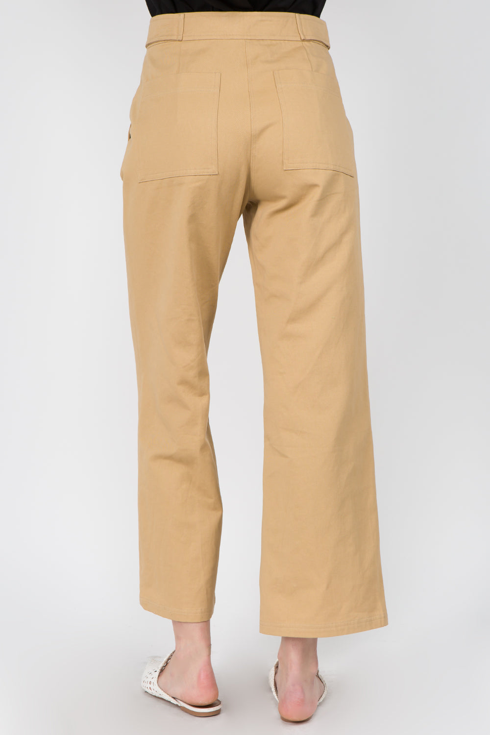 Button Detailed Culotte Pants - Whiteroom+Cactus