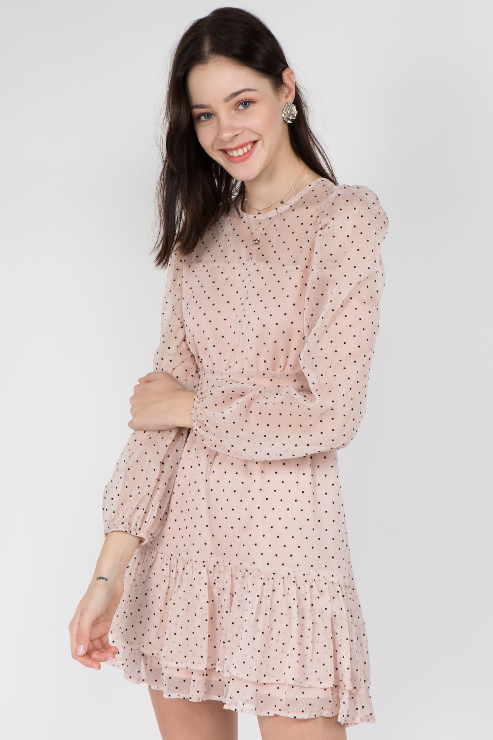 Polka Dot Waist Cinch Dress - Whiteroom+Cactus
