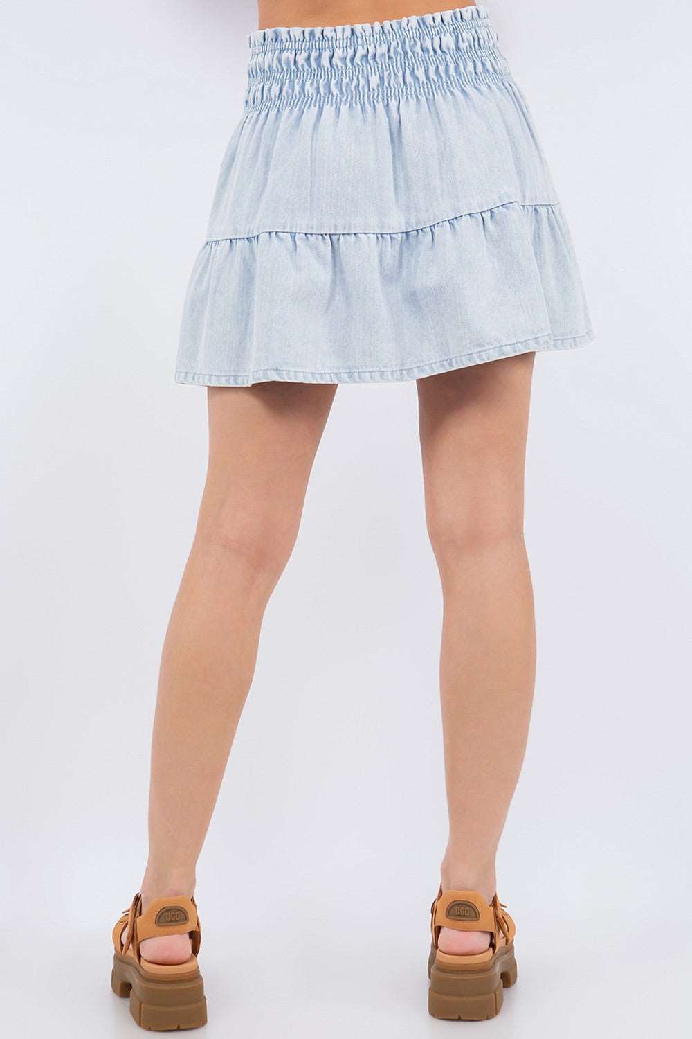 Amazon.com: KIDPIK Girls Pull On Tiered Denim Skirt, Size: 2T - L (12) :  Clothing, Shoes & Jewelry
