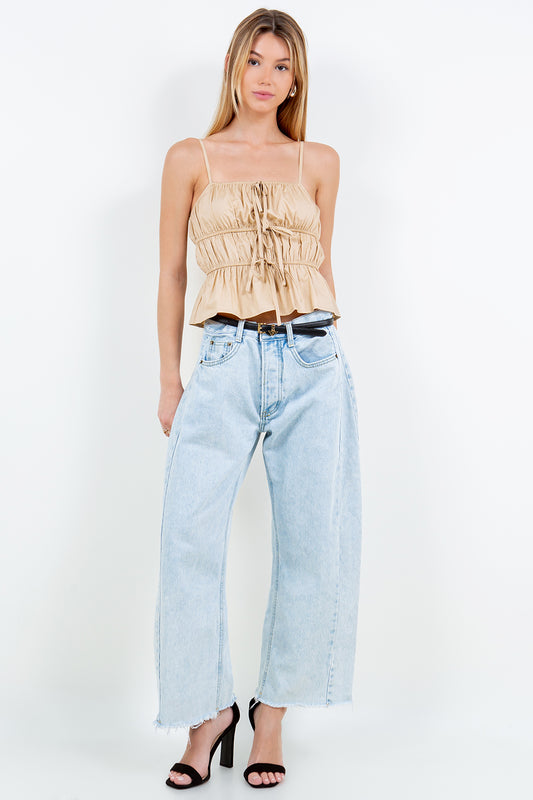 POPLIN SLEEVELESS TOP - Whiteroom+Cactus