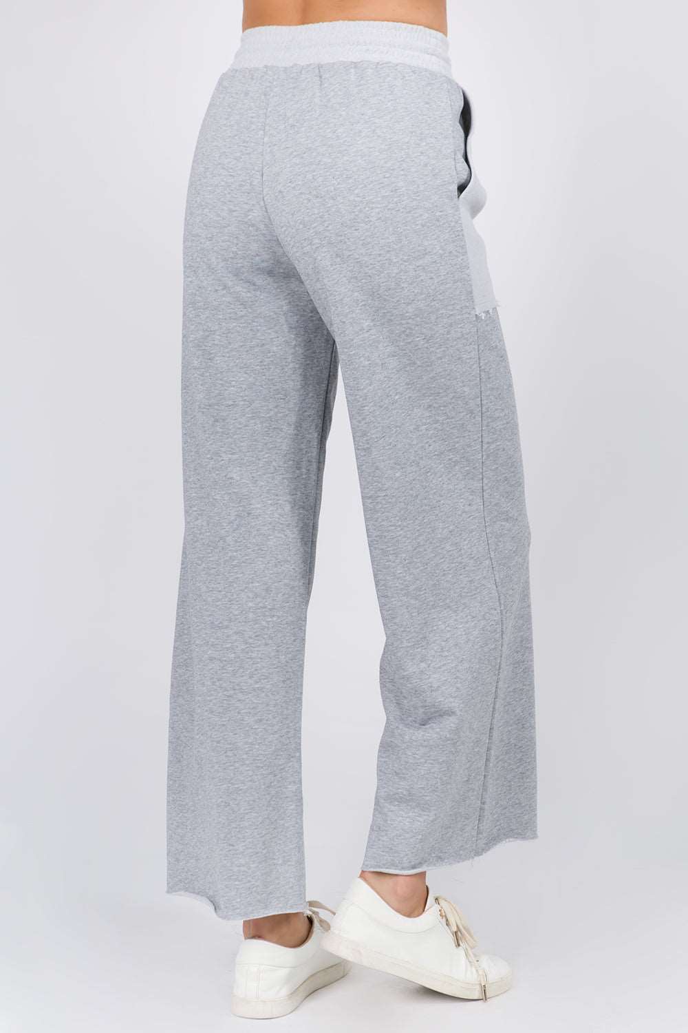 Contrast Pocket Detailed Elastic Pants - Whiteroom+Cactus