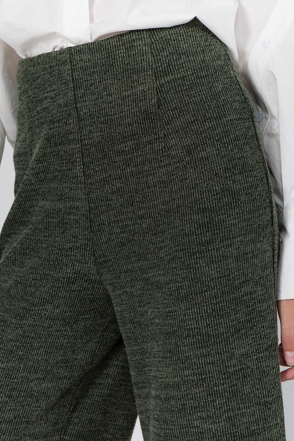 Back Zipper Knit Flair Pants - Whiteroom+Cactus