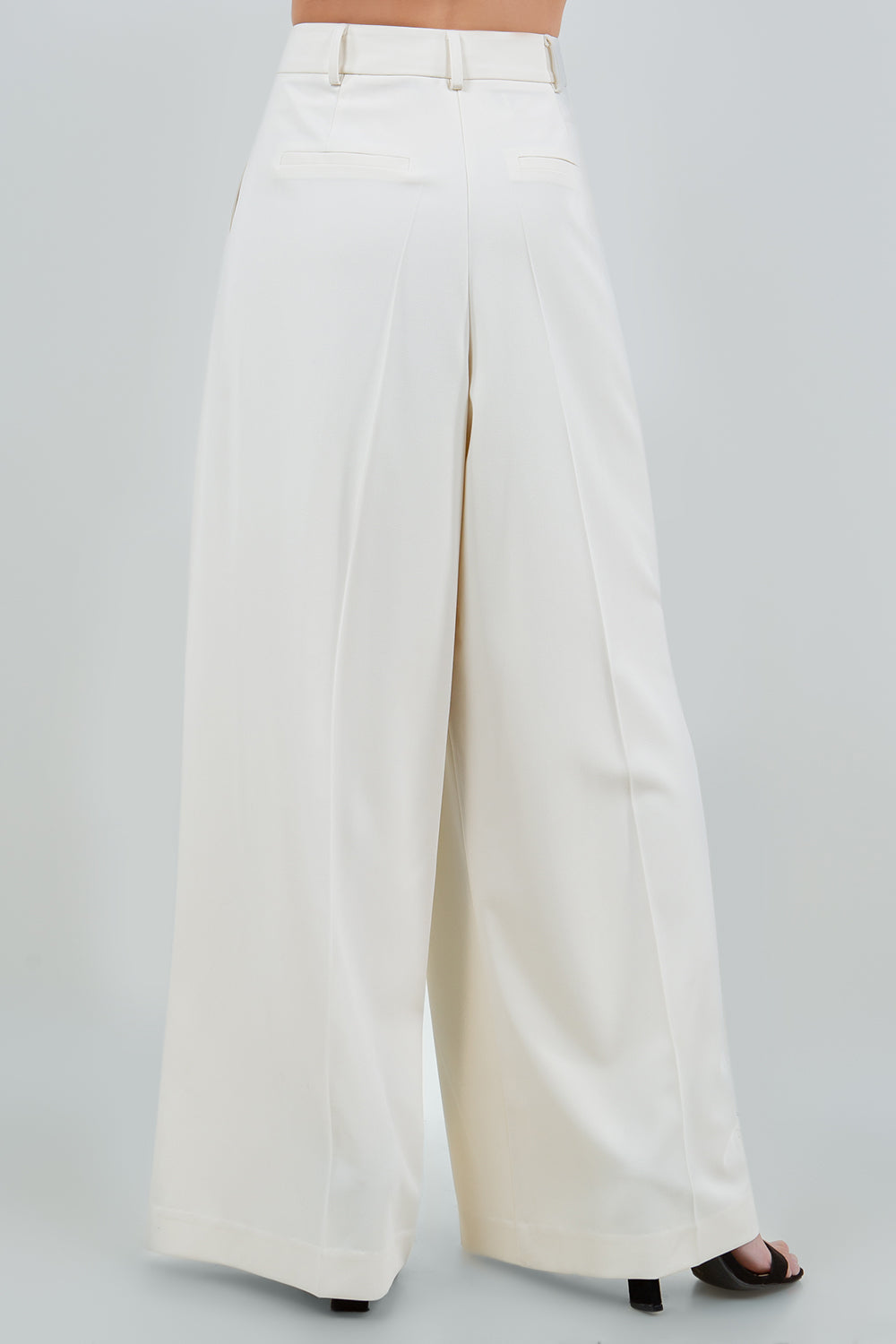 WRAP DETAIL WIDE PANTS