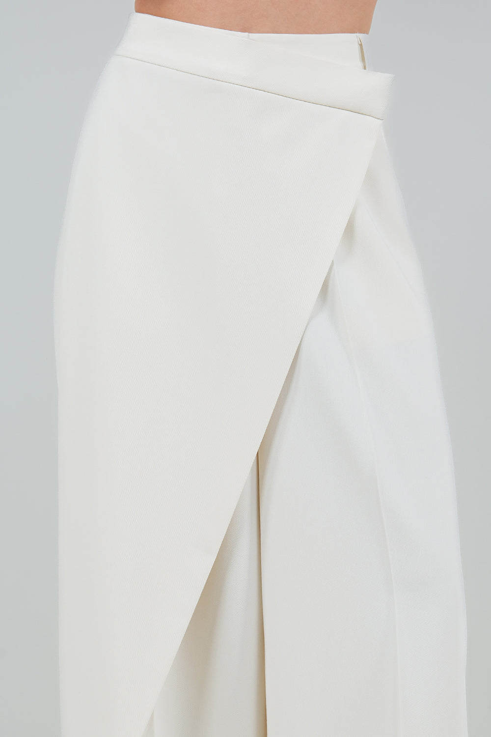 WRAP DETAIL WIDE PANTS