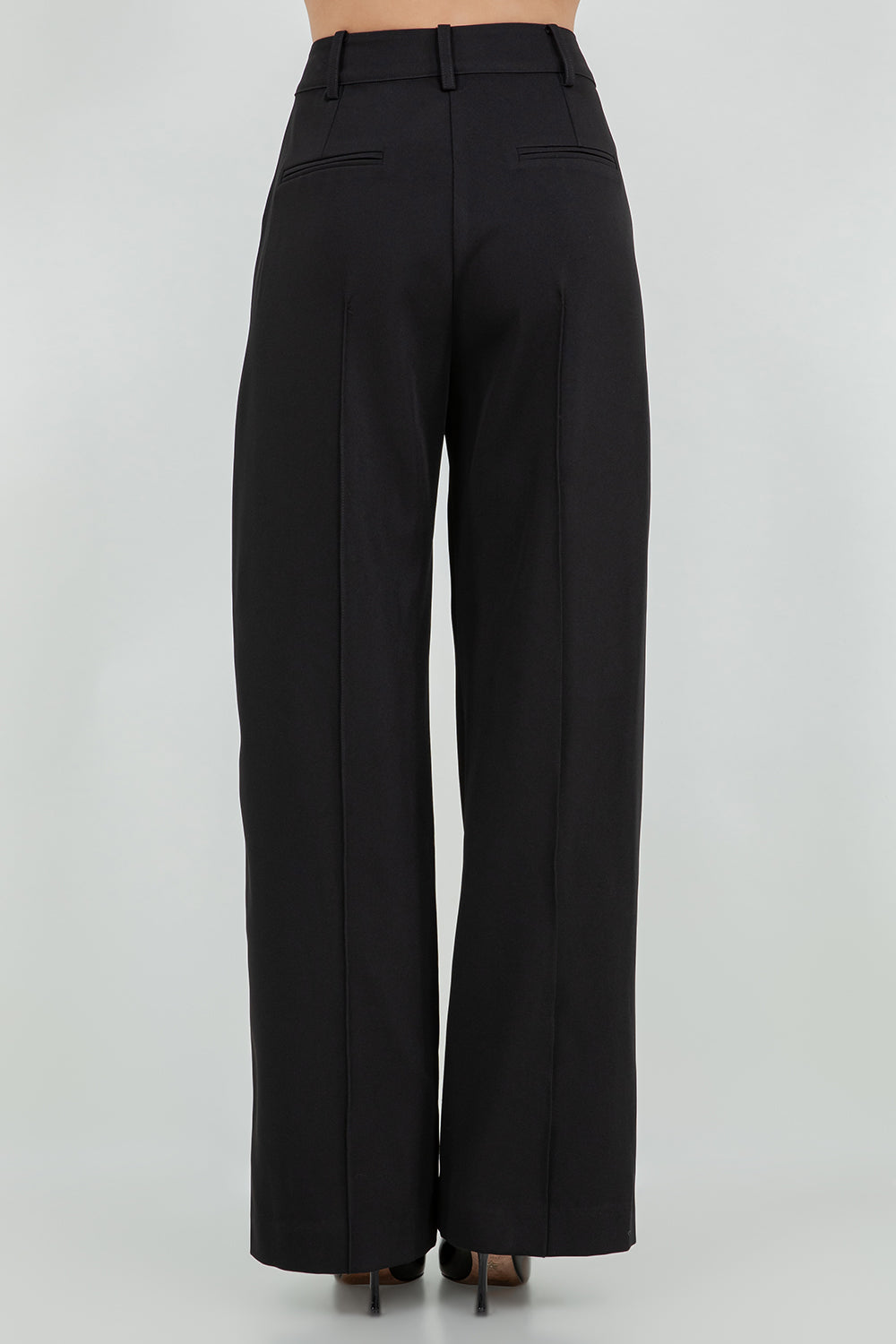 SOFT WOVEN TROUSERS WITH CONTRAST PIPING - Whiteroom+Cactus