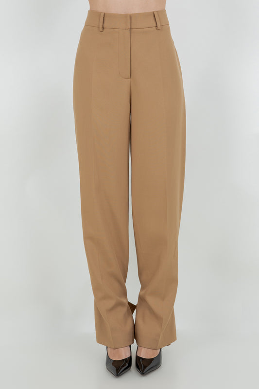 SOFT WOVEN TROUSERS WITH LEG OPENING ADJUSTERS - Whiteroom+Cactus