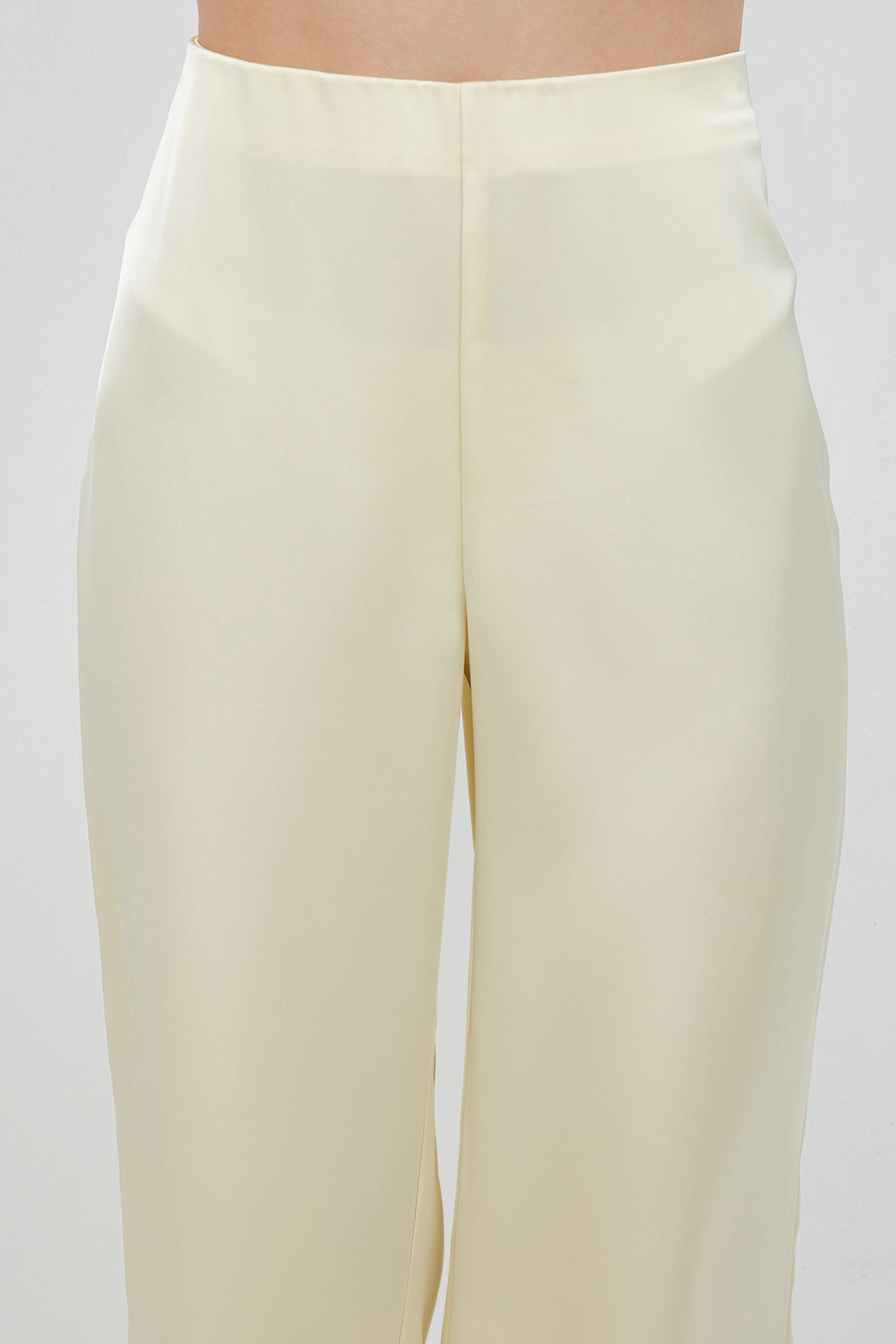 SATIN STRAIGHT LEG TROUSERS - Whiteroom+Cactus