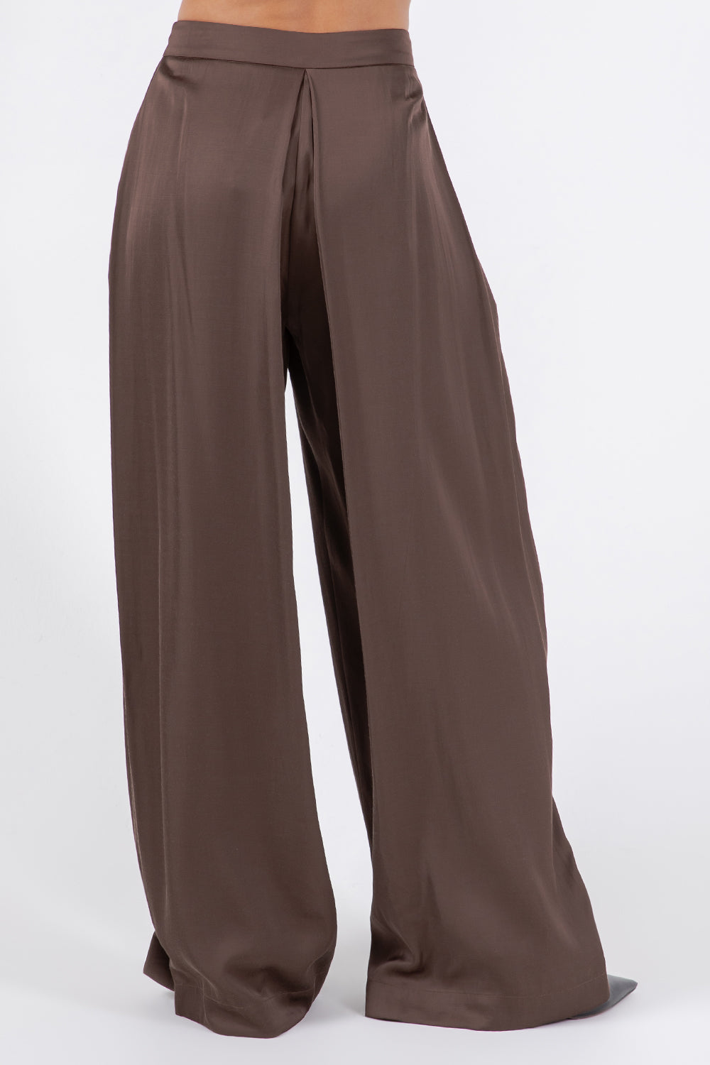 SOFT WOVEN MULTI PLEAT ACCENT TROUSERS