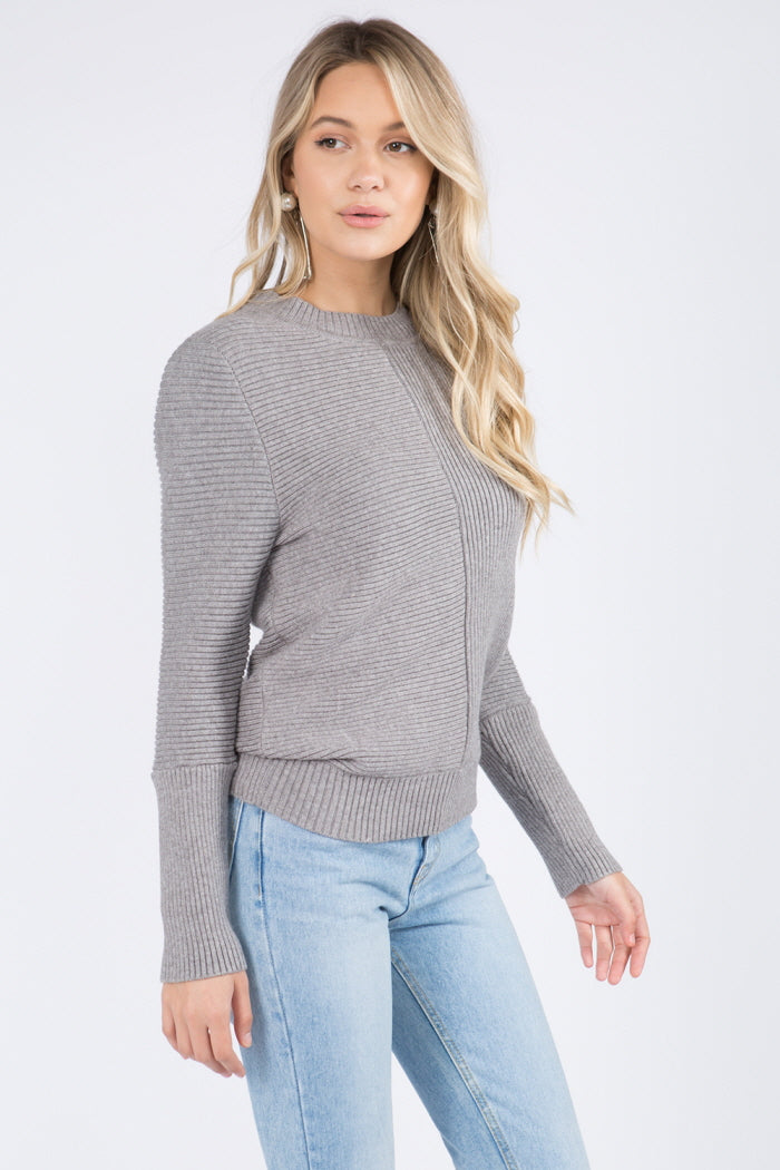 Soft Rib Pullover Sweater