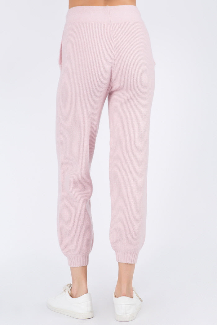 Knitted Tassel Detail Joggers