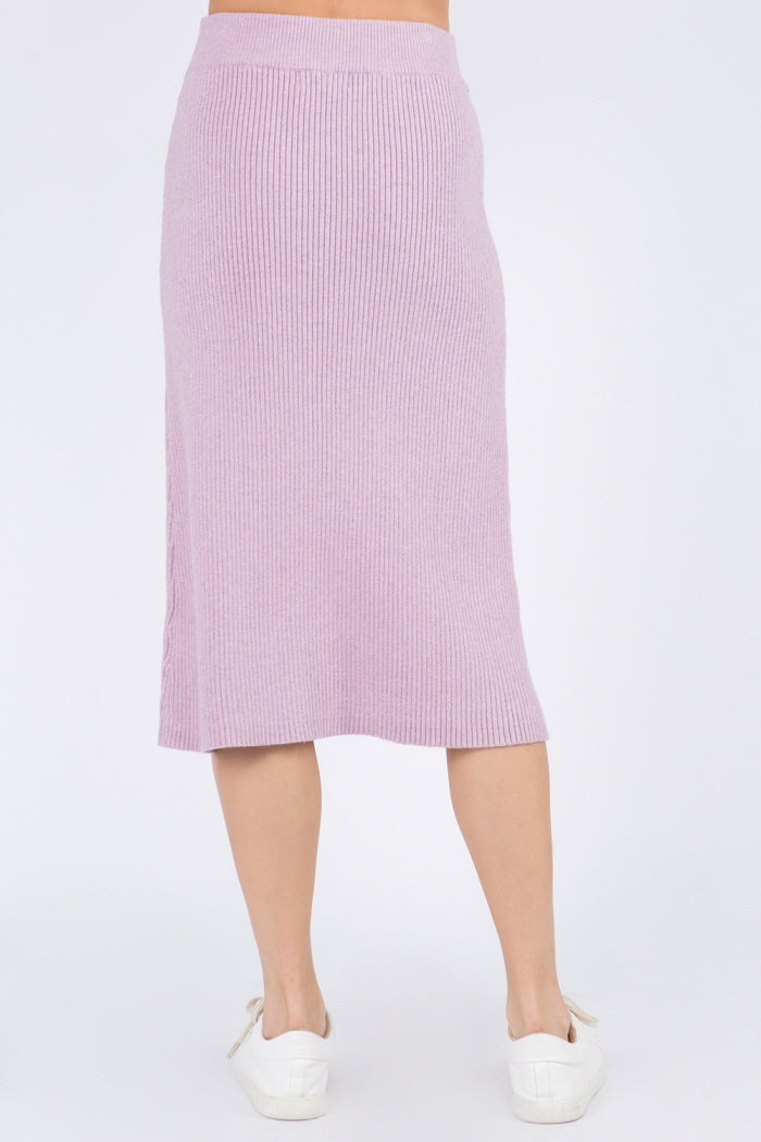 Super Soft Midi Sweater Skirt